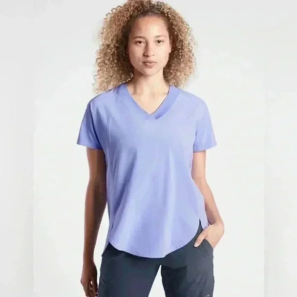 Athleta Zephyr V-Neck Tee - Picture 1 of 5